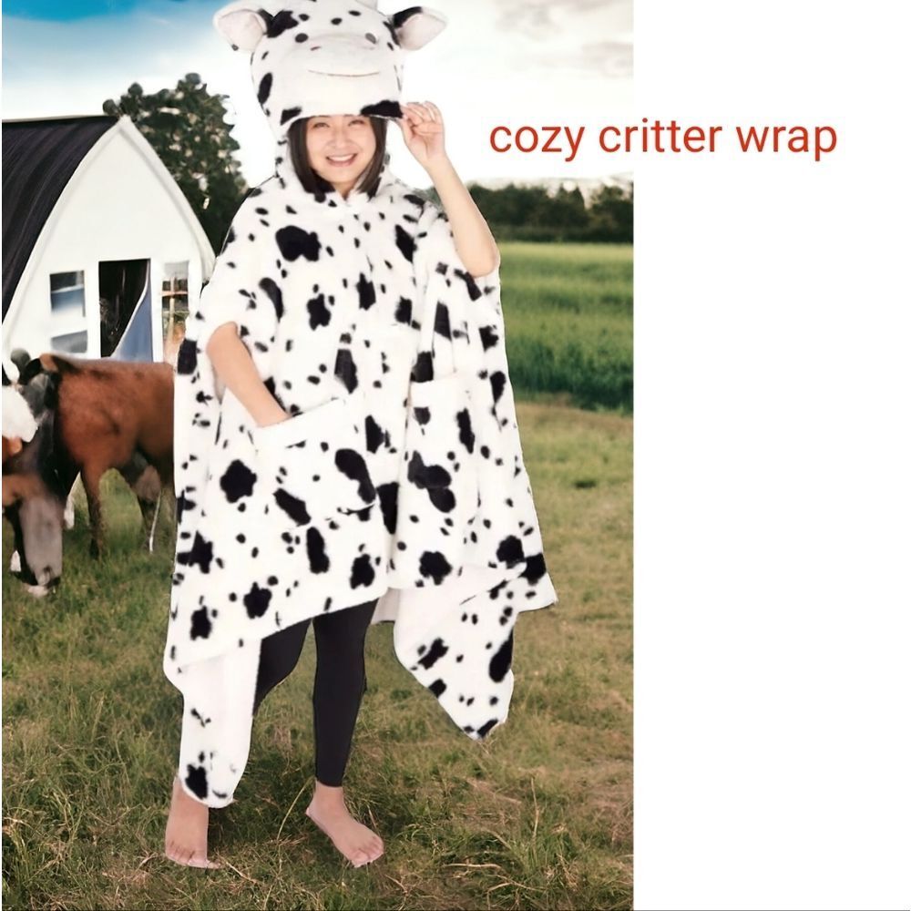 Cow cozy critter wrap